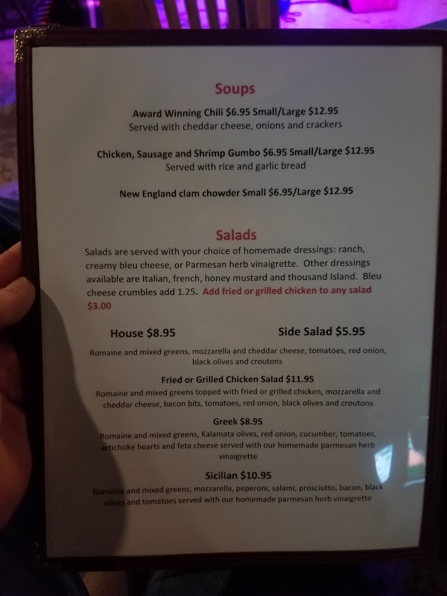 The Hideout Bar & Grill Menu - Image 4